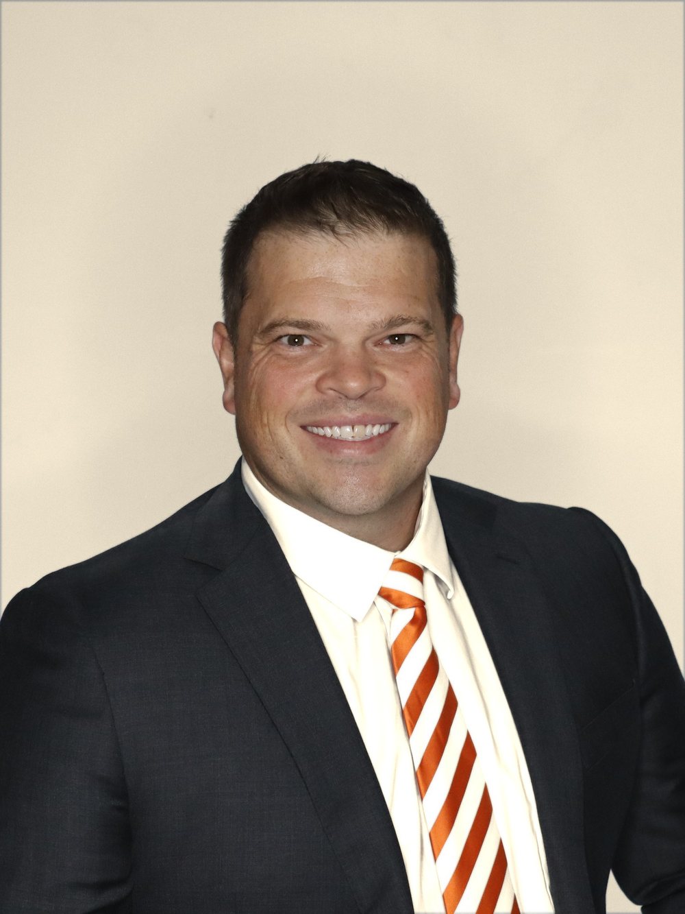 Darren Cherrington, attorney, in a charcoal suit